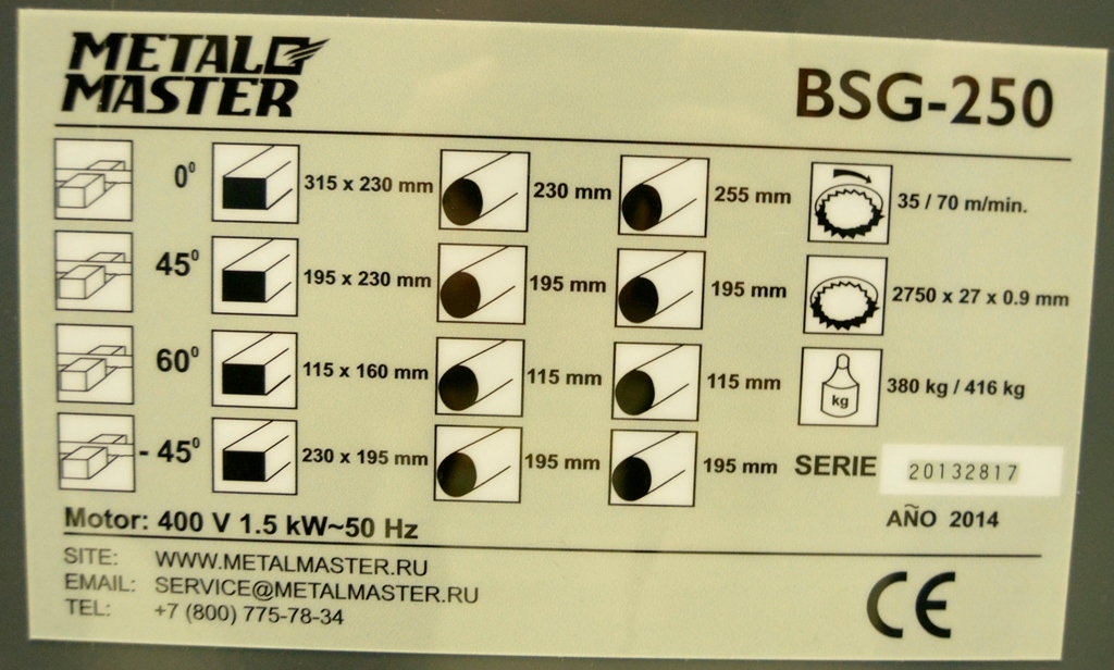 BSG 2552